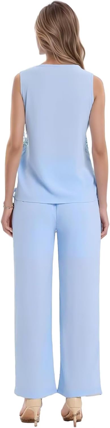 Why the Sky‑Blue Mother‑of‑the‑Bride Pant Suit Is a Wedding Guest Game‑Changer