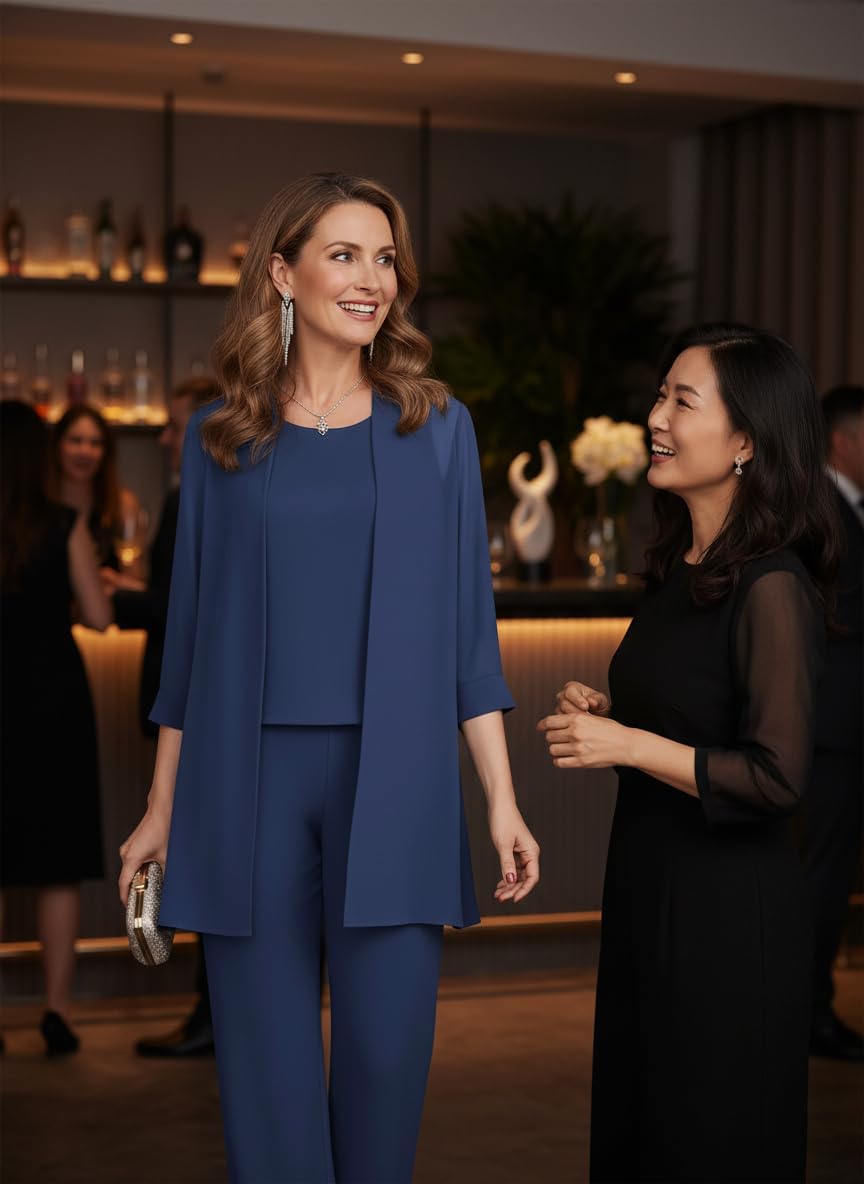 Why the Dusty‑Blue Mother‑of‑the‑Bride Pant Suit Just Might Be Your Best Wedding Guest Outfit