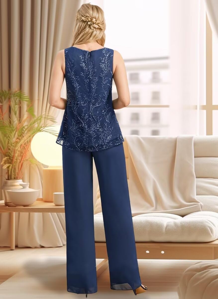 Why the WinKitor Dusty‑Blue Chiffon Pant Suit Might Be Your Best Wedding Guest Pick