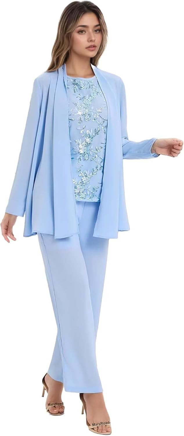 Why the Sky‑Blue Mother‑of‑the‑Bride Pant Suit Is a Wedding Guest Game‑Changer
