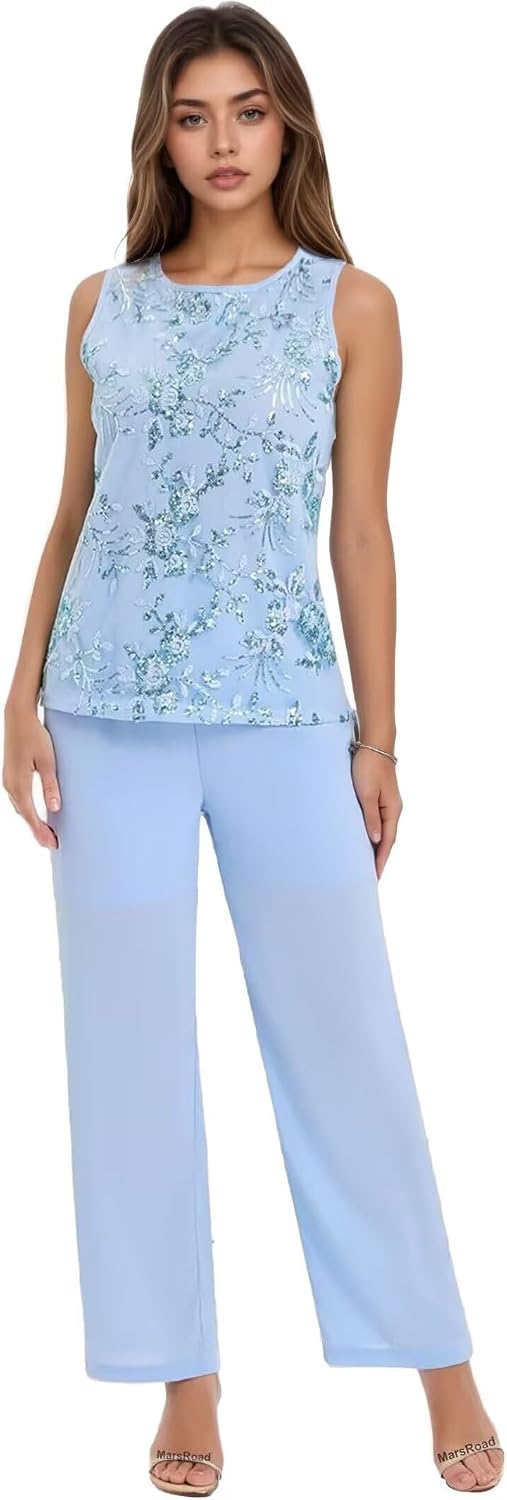 Why the Sky‑Blue Mother‑of‑the‑Bride Pant Suit Is a Wedding Guest Game‑Changer