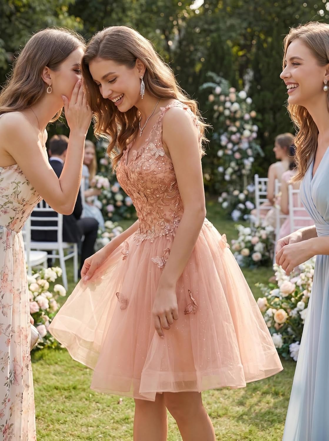 Bright Pink Tulle Dress: A Sparkling Choice for Your Homecoming