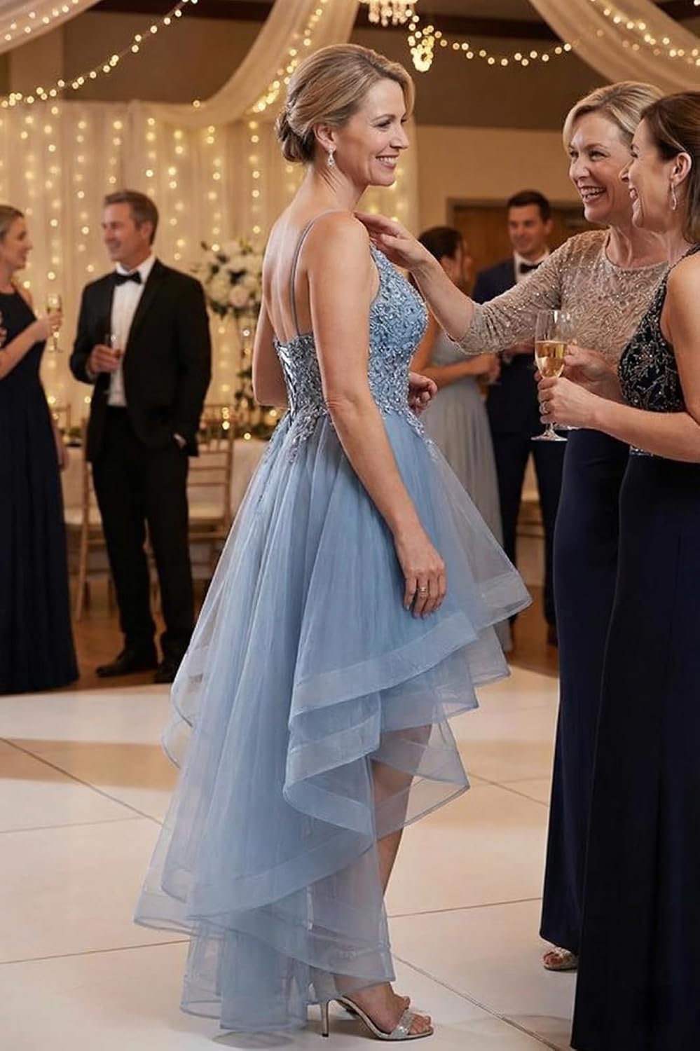 Dusty‑Blue Dream: The WinKitor Tulle Dress That Turns Heads