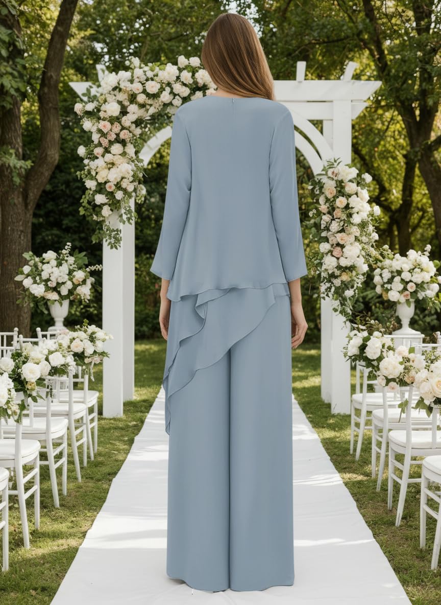 Why the Dusty Blue Mother‑of‑the‑Bride Pant Suit Might Just Be Your New Go‑To