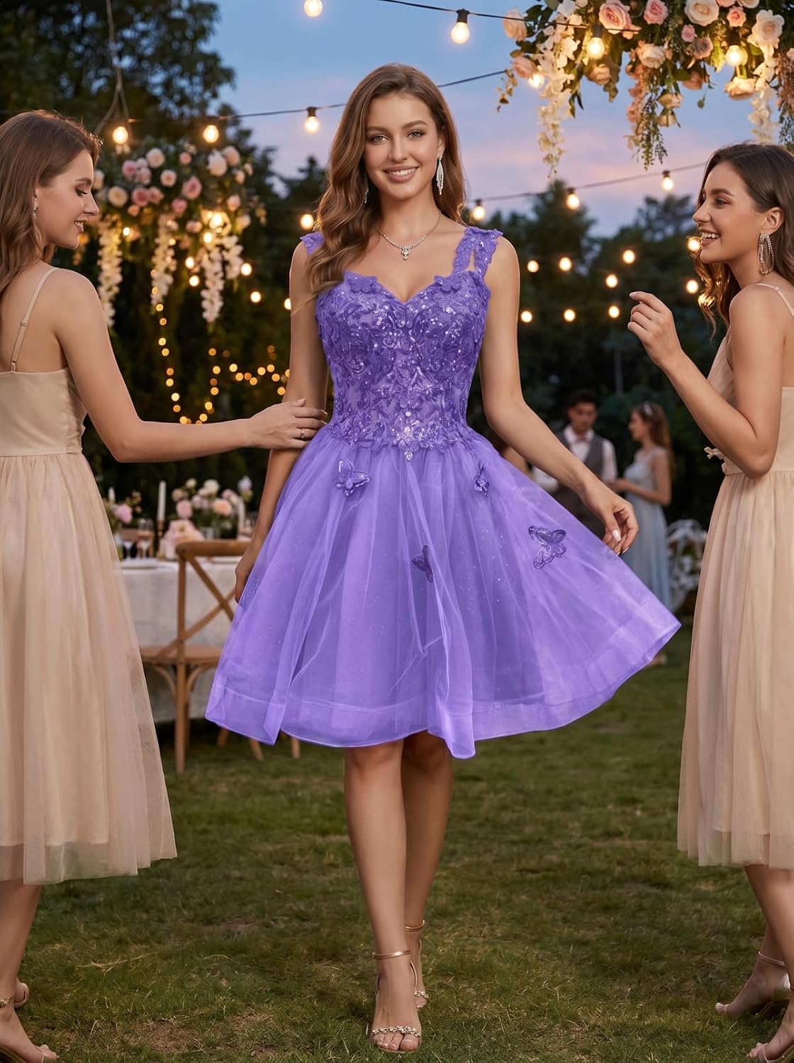 Bright Pink Tulle Dress: A Sparkling Choice for Your Homecoming