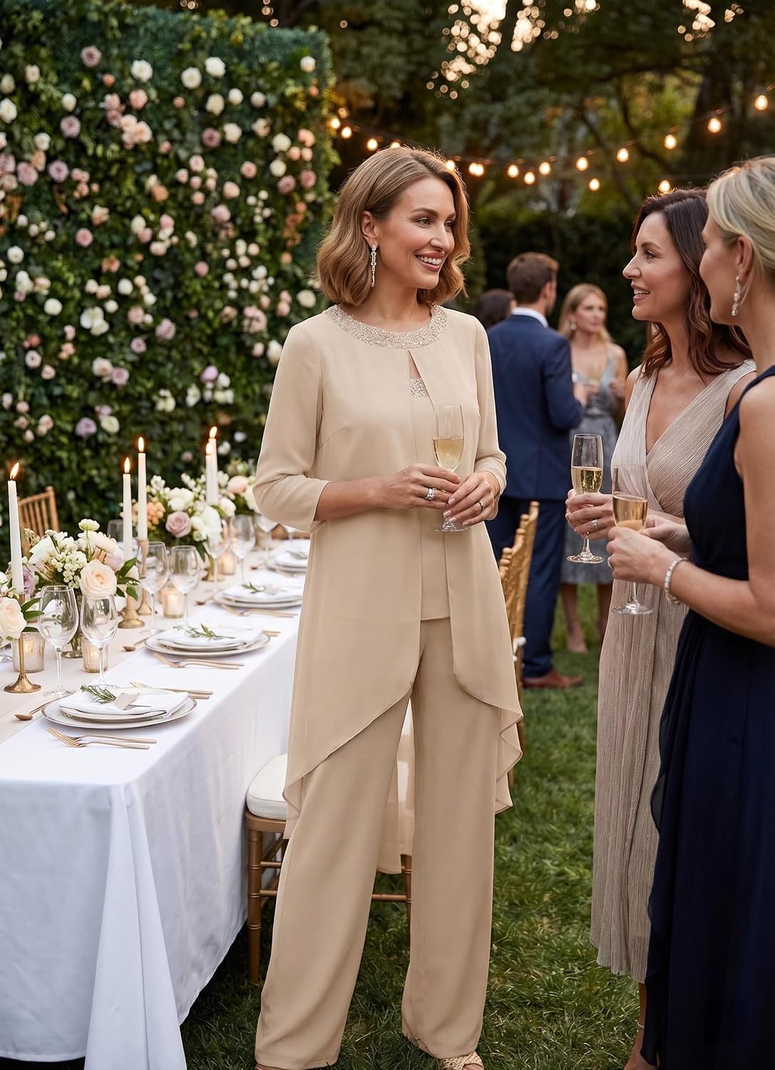 Why the Dustyblue Chiffon Mother‑of‑the‑Bride Pantsuit Might Just Be Your Go‑To Wedding Outfit